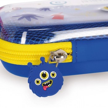 Legami Wonder-wow Estuche Transparente Rígido Monster