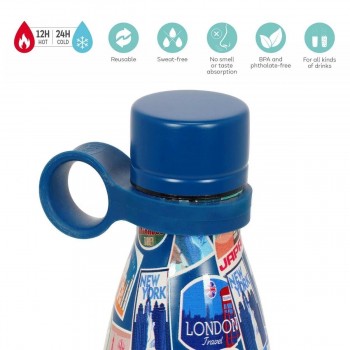 Legami Hot&Cold Botella Térmica 500 ml Travel Stickers