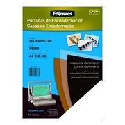Fellowes Portadas Encuadernación A4 Polipropileno 300 Micras Negro (100 Ud.)