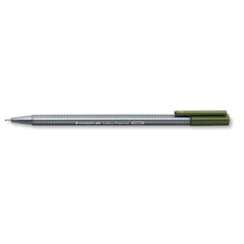 Staedtler Triplus Fineliner Rotulador Punta Fina 0,3 mm Verde Oliva