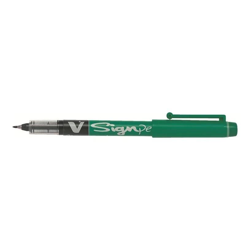 Pilot V Sign Pen Bolígrafo Tinta Líquida Punta 2 mm Verde