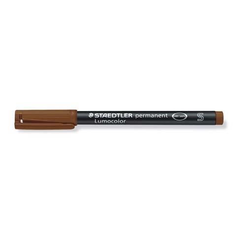 Staedtler Lumocolor S Rotulador Permanente Punta Redonda 0,4 mm Marrón
