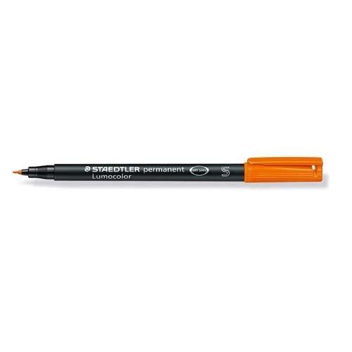 Staedtler Lumocolor S Rotulador Permanente Punta Redonda 0,4 mm Naranja
