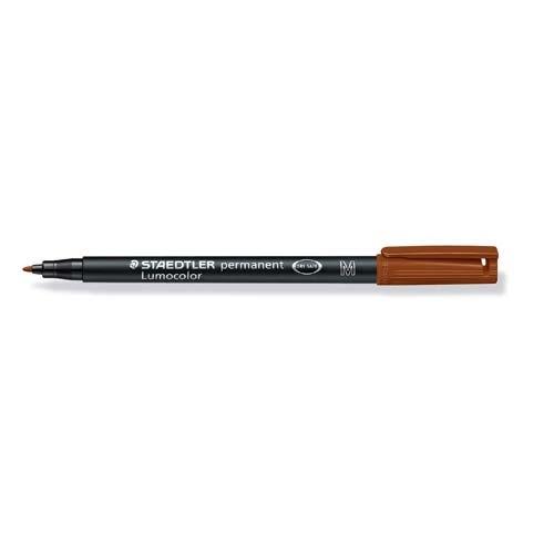 Staedtler Lumocolor M Rotulador Permanente Punta Redonda 0,8-1 mm Marrón