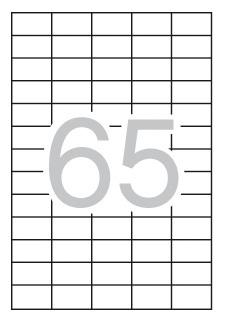 Apli Etiquetas Adhesivas Permanentes 38x21,2mm (25 hojas)