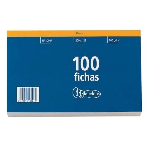 Miquel Rius Ficha Cartulina Rayado 125x200 mm