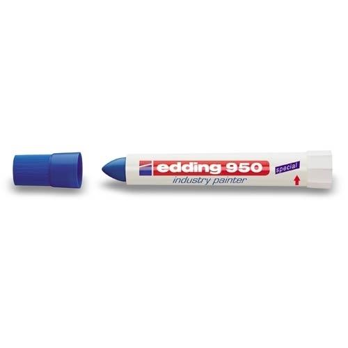Edding 950 Marcador Industrial Permanente Pasta Punta Redonda 10 mm Azul