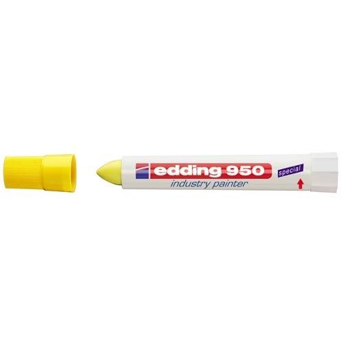 Edding 950 Marcador Industrial Permanente Pasta Punta Redonda 10 mm Amarillo