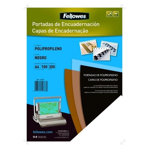 Fellowes Tapas Encuadernacion A4 Transp. C/Rayas