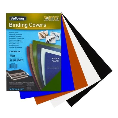 Fellowes Tapas Encuadernación A4 Chromolux 250Gm Azules Paq