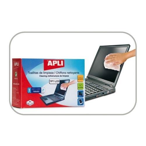 Apli Toallitas Limpieza Húmedo/Seco (20 Uds.)