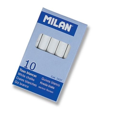 Tizas Blancas Caja 10 Unidades Milan