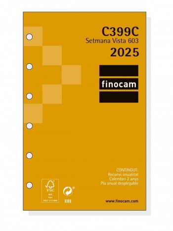 RECAMBIO AGENDA 603 S/V CATALAN