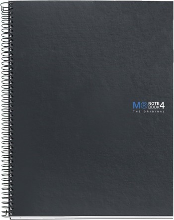 Miquelrius Libreta Espiral A5 Cuadrícula 5mm Tapa Cartón 160 Hojas 70g