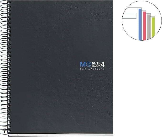 Miquelrius Libreta Espiral A4 Liso Tapa Cartón 160 Hojas 70g