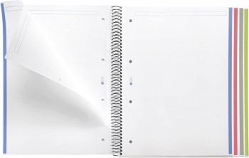 Miquelrius Libreta Espiral A4 Liso Tapa Cartón 160 Hojas 70g