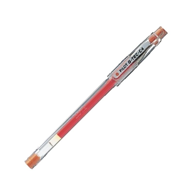 Pilot G-Tec C4 Bolígrafo Gel Ultrafino 0,4mm Naranja