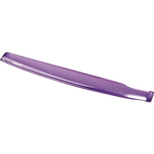 Fellowes Gel Crystal Reposamuñecas Teclado Gel Violeta