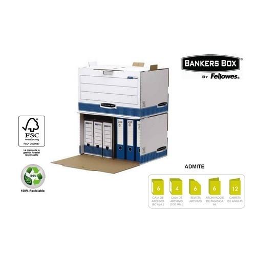 Fellowes Bankers Box Contenedor Archivo Acceso Frontal Azul