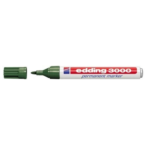 Edding 3000 Marcador Permanente Punta Redonda 1,5-3 mm Verde Oliva