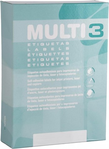 Multi3 Etiquetas Adhesivas Multifunción 105x74mm (8) (500 hojas)
