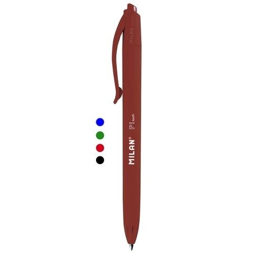 Milan P1 Touch Bolígrafo Retráctil Tinta Aceite 1mm Azul