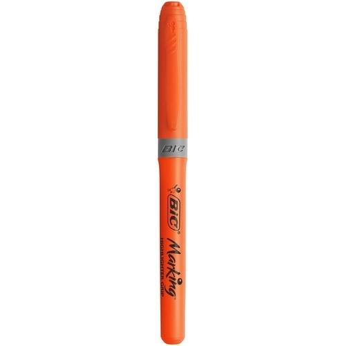 Bic Highlighter Grip Subrayador Fluorescente Naranja