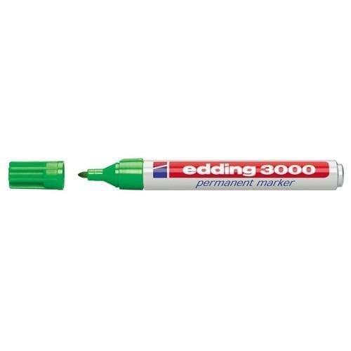 Edding 3000 Marcador Permanente Punta Redonda 1,5-3 mm Verde Claro