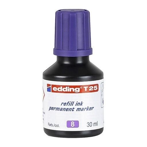 Edding T25 Tinta Recarga Marcador Permanente 30 ml Violeta