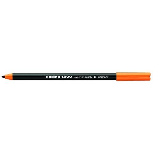Edding 1300 Rotulador Punta Fibra Redonda 2 mm. Naranja