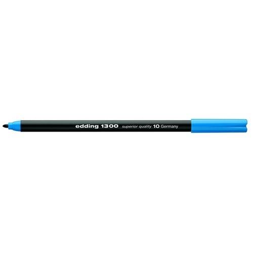 Edding 1300 Rotulador Punta Fibra Redonda 2 mm. Azul Claro