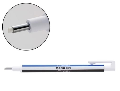 Tombow Mono Zero Portagomas Precisión Punta Redonda 2,3 mm Blanco