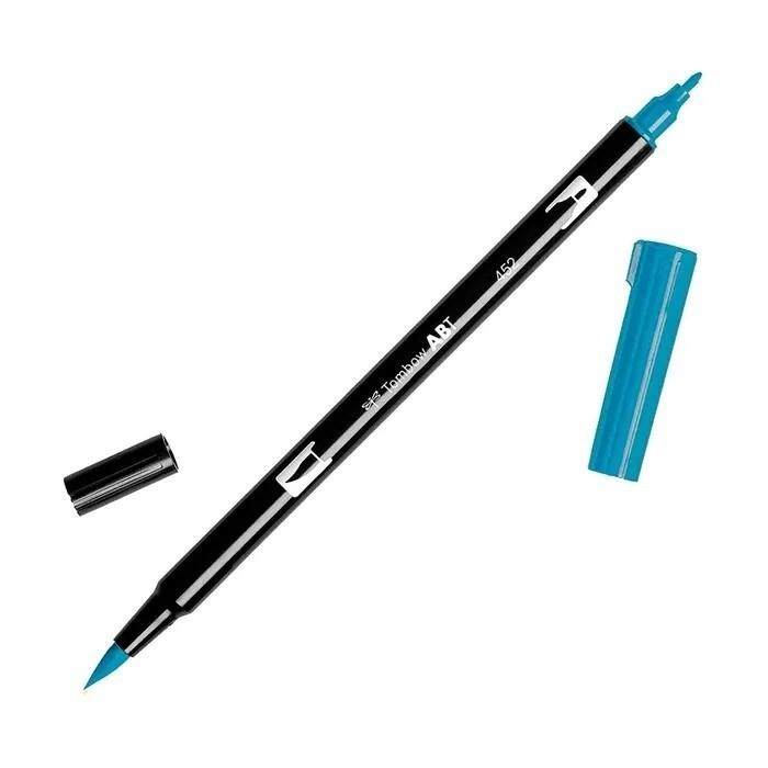 Tombow Rotulador Dual Brush Pen 452 Azul Doble Punta