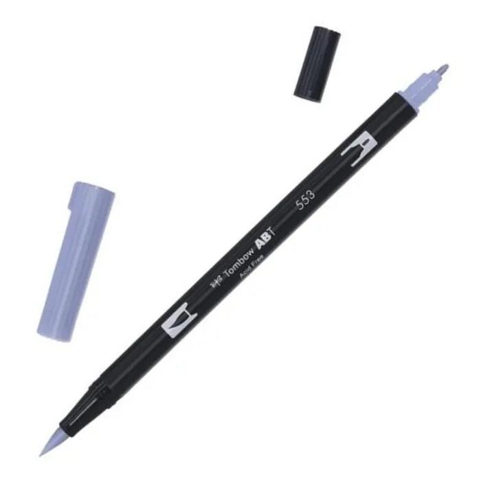Tombow Rotulador Dual Brush Pen 553 Violeta Bruma Doble Punta