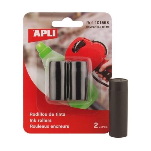 Apli Rodillo Tinta Negra Etiquetadora 2 Líneas