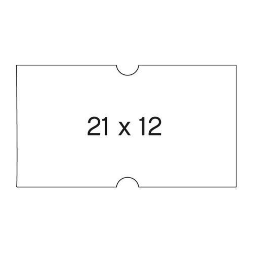 Apli Etiquetas Etiquetadora Adhesivo Permanente Cantos Rectos 21x12 mm