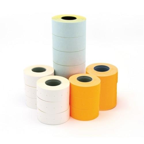 Apli Etiquetas Etiquetadora Adhesivo Removible Cantos Rectos 21x12 mm Naranja
