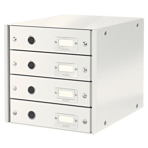 Leitz Click & Store Módulo Montable 4 Cajones Blanco