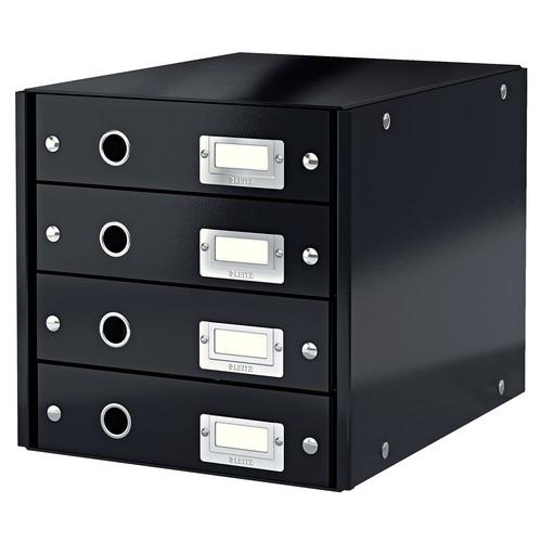 Módulo 4 cajones montable Click&Store negro Leitz