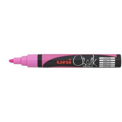 Uni-Ball Marcador Tiza Líquida Pwe5M Rosa Fluor