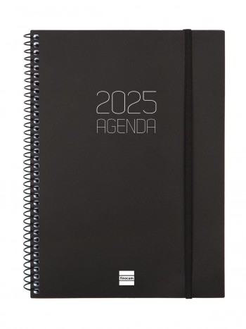 AGENDA OPAQUE E10 S/V NEGRO