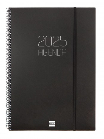 Agenda espiral S/V E40 210x297 mm Opaque NEGRO