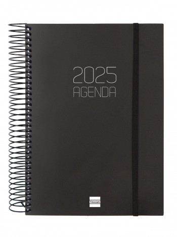 AGENDA OPAQUE E10 D/P NEGRO CAT