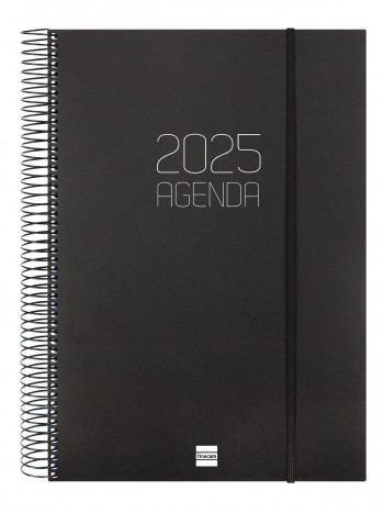 AGENDA OPAQUE E40 D/P NEGRO CAT