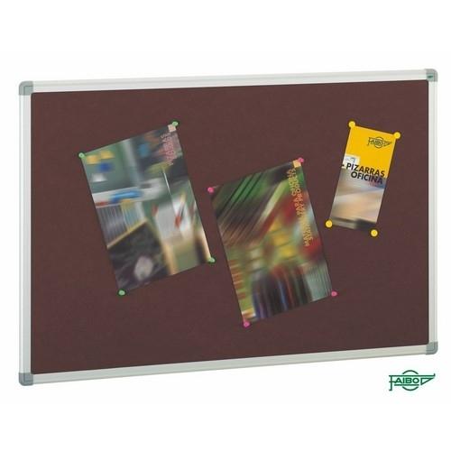 Faibo Tablero De Corcho Ligero Tapizado Burdeos 90X150 C