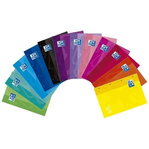 Oxford Bloc Recambio Hojas A4 Cuadrícula 5mm 4 Taladros 80 Hojas 90g Turquesa