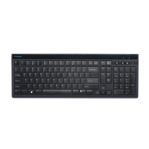 Kensington Advance Fit Teclado Fino Cable Negro