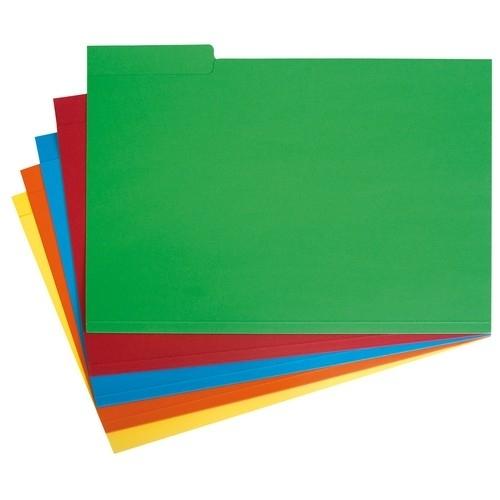 Grafoplas Subcarpeta Pestaña Lateral Folio Rojo