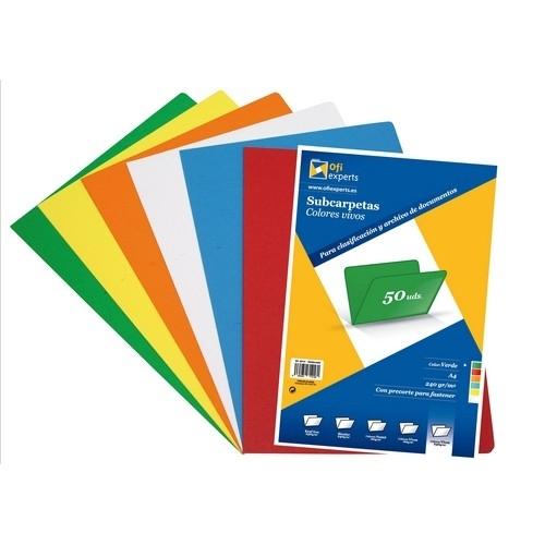 Grafoplas Subcarpeta A4 240 g Verde (50 Ud.)
