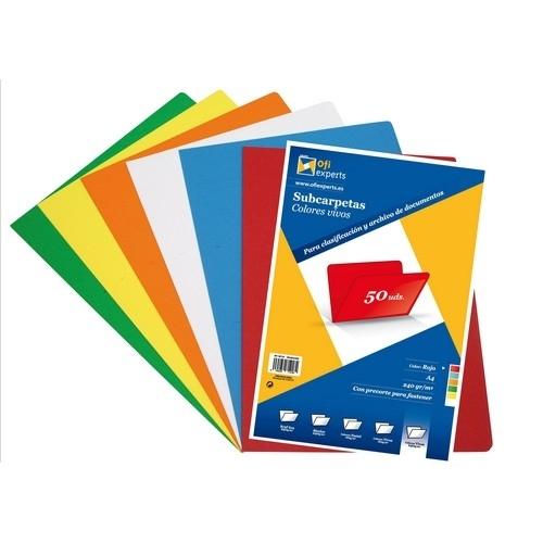 Grafoplas Subcarpeta A4 240G. Rojo